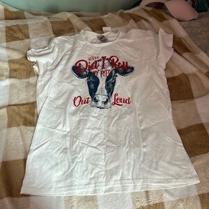 cow pattern gildan tee